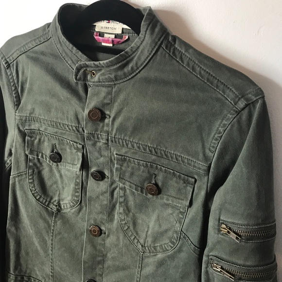 tommy hilfiger military jacket womens